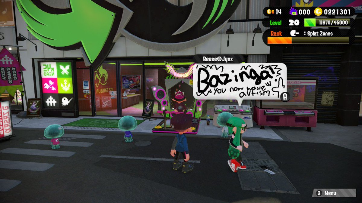 SplatoonArt's tweet photo. Bazinga. #Splatoon2 https://t.co/DeB2TGPMIW