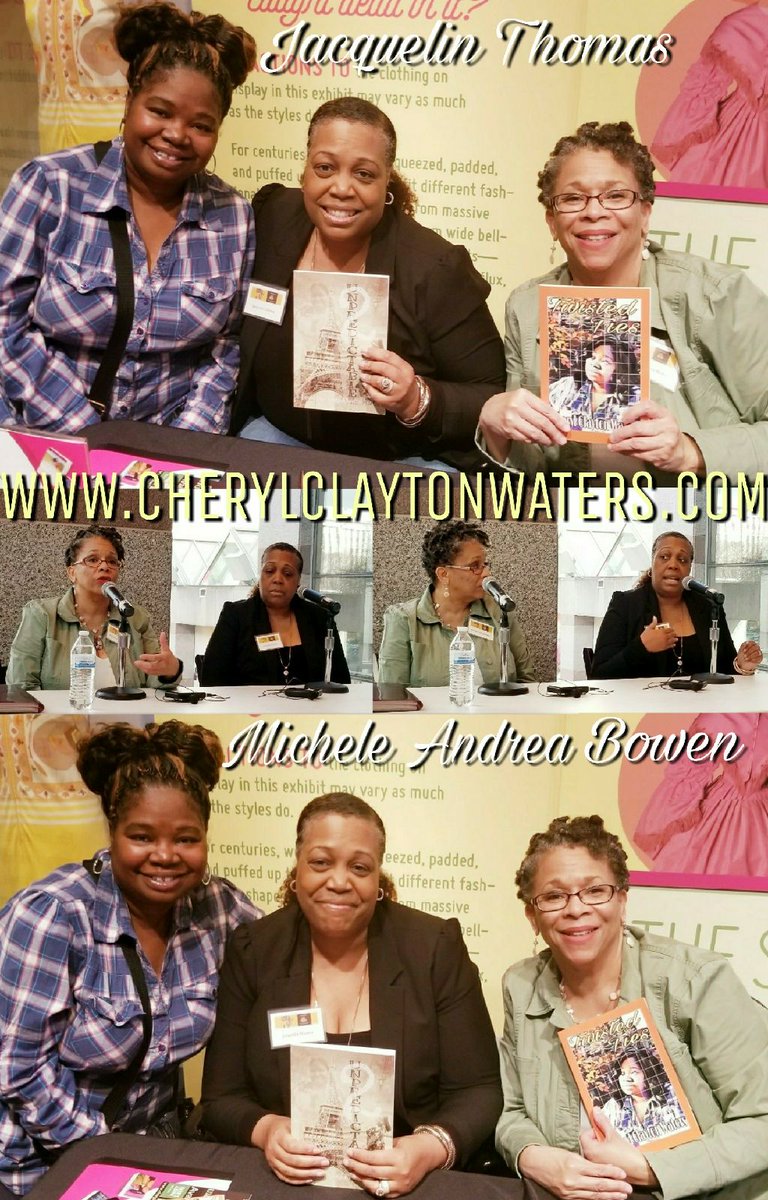 DDIAMONDDIVA's tweet photo. Enjoyed Catching Up & Learning From 2 Innovative & Extraordinary Authors, Who Are True Pioneers in The Literary World: #JacquelinThomas & #MicheleAndreaBowen 📚 #SistersSupportingSisters 📚 #BlackGirlMagic ✒ #NCWritersNetwork
https://t.co/MhD5PNOsY4 https://t.co/KSZCSrXN4A