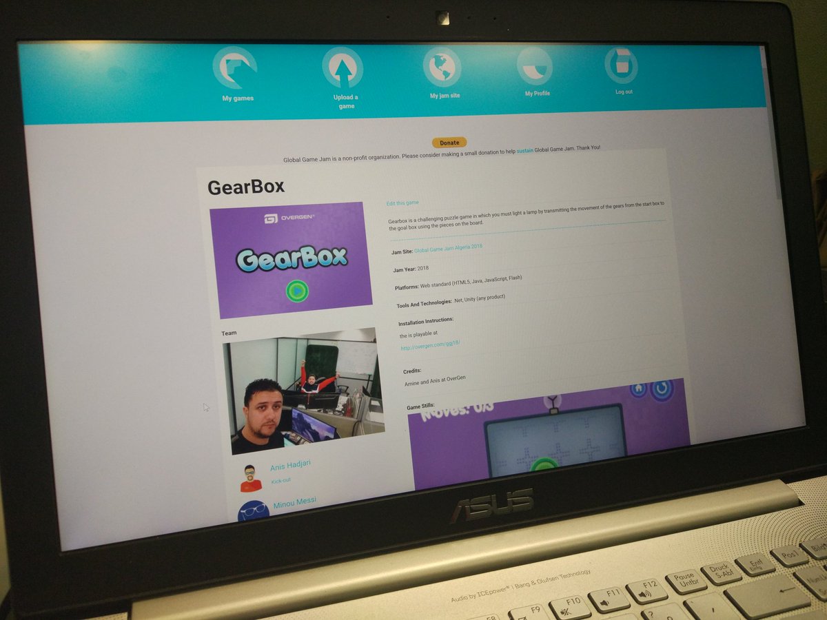 messi89minou's tweet photo. We have just submitrd our game #gearbox for the #ggj18 #ggjalgeria #gamedev #overgen https://t.co/dJKSiF6GfW