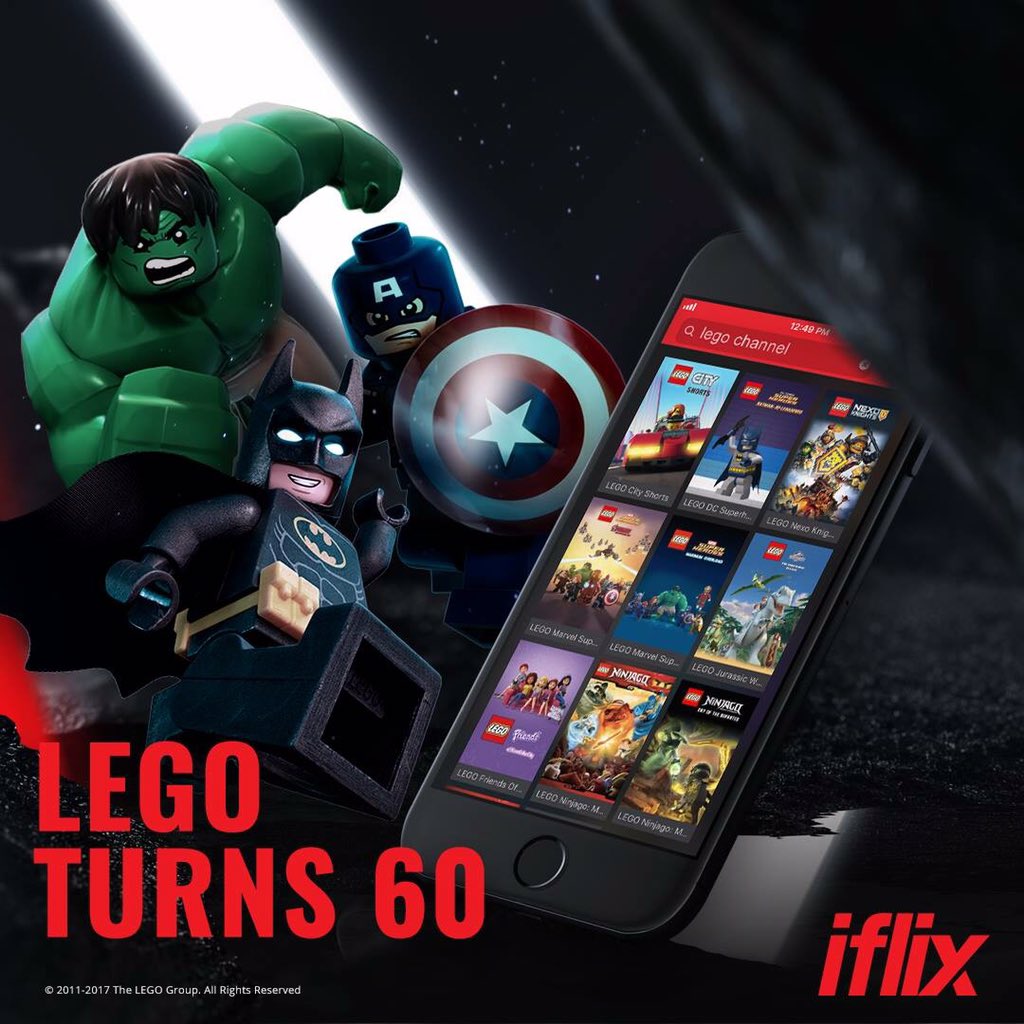 iflixSD's tweet photo. 60 years of Brick-tacular fun🎈🎂
Enjoy the @LEGO -versary with our #LEGO Channel on #iflix https://t.co/jrJEeOHoaY