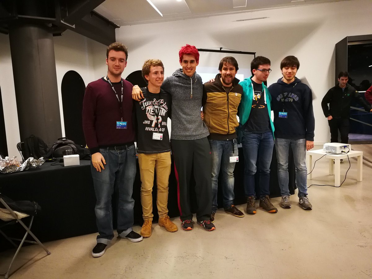 GGJBILBAO's tweet photo. ¡Gracias a todos por venir y felicidades a los premiados! #GGJBILBAO #GGJ18 https://t.co/H5vsWNNrMn