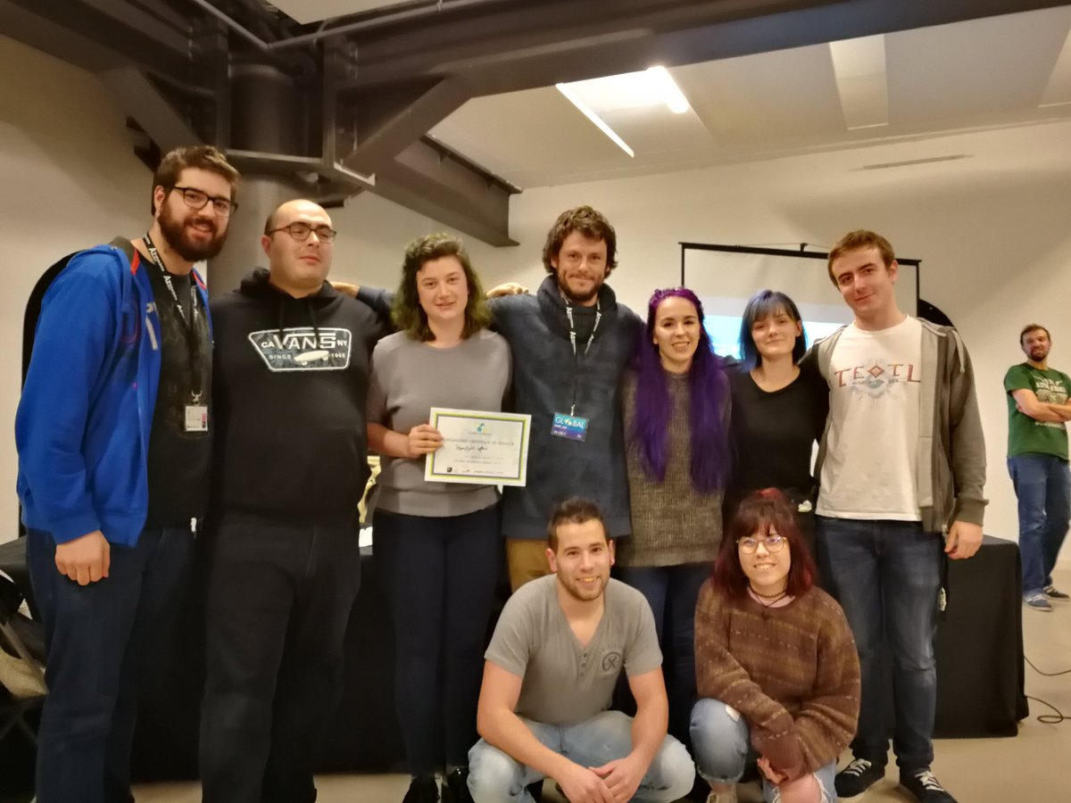 GGJBILBAO's tweet photo. ¡Gracias a todos por venir y felicidades a los premiados! #GGJBILBAO #GGJ18 https://t.co/H5vsWNNrMn