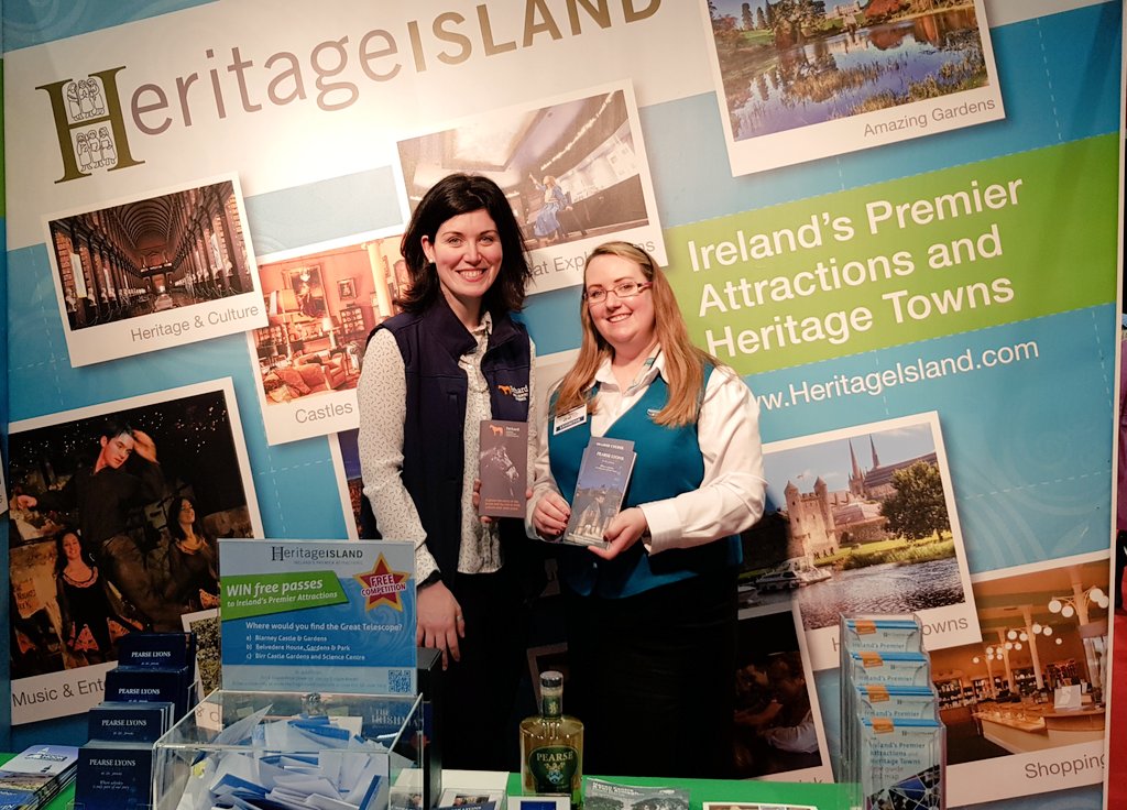 FHCexperience's tweet photo. Great to meet Laura from @PLDistillery! Like #FHCexperience they only opened a few months ago so it was great to tell attendees of @holworldshow all about us! Brilliant to see new Premier Attractions opening in #Ireland! #HWS18 #IrelandsAncientEast https://t.co/T62MY1MIqu