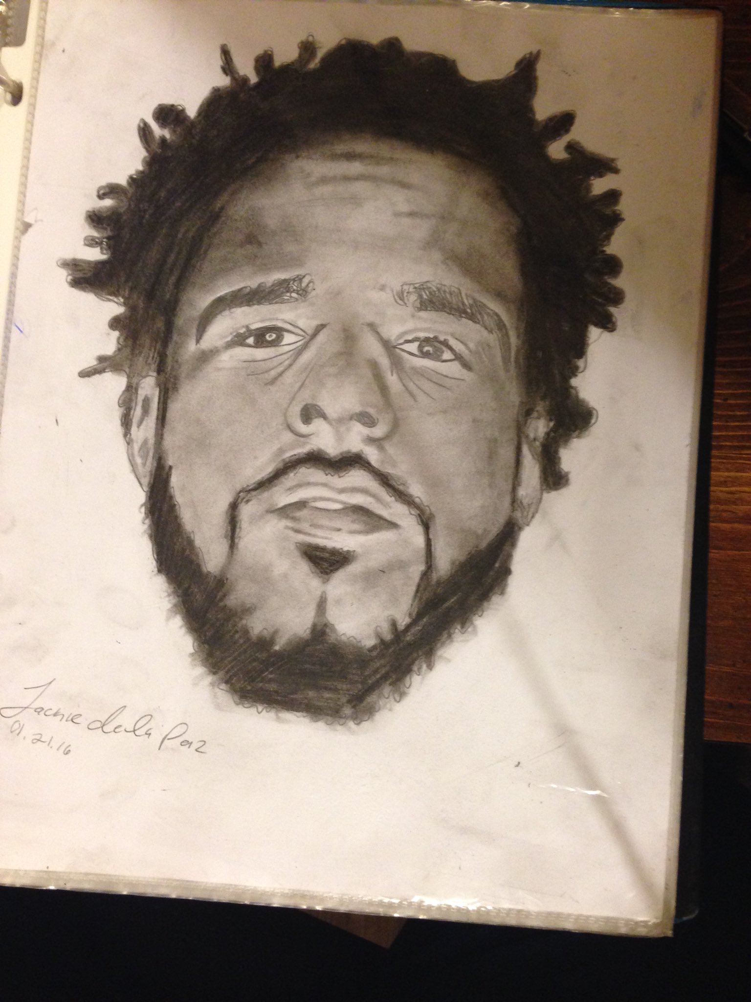 I drew this way back HAPPY BIRTHDAY Jermaine Lamar Cole    