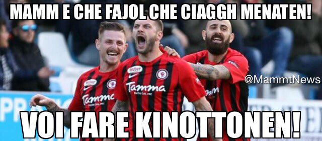 mammtnews's tweet photo. Oliver Kragl si sta ambientando bene a Foggia. Lingua compresa #entellafoggia #entfog https://t.co/rgAPs4ldCv