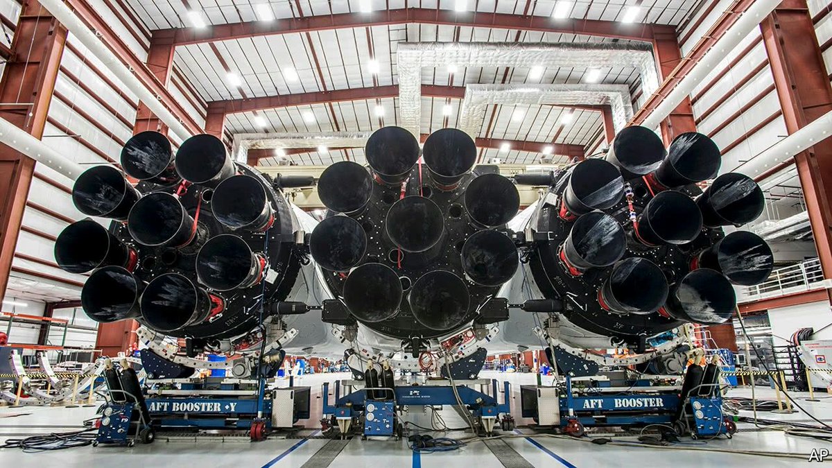 futureofmankind's tweet photo. The biggest rocket in the world prepares for its maiden voyage  https://t.co/gTUP4gvKyP https://t.co/ba8vVwDR2T