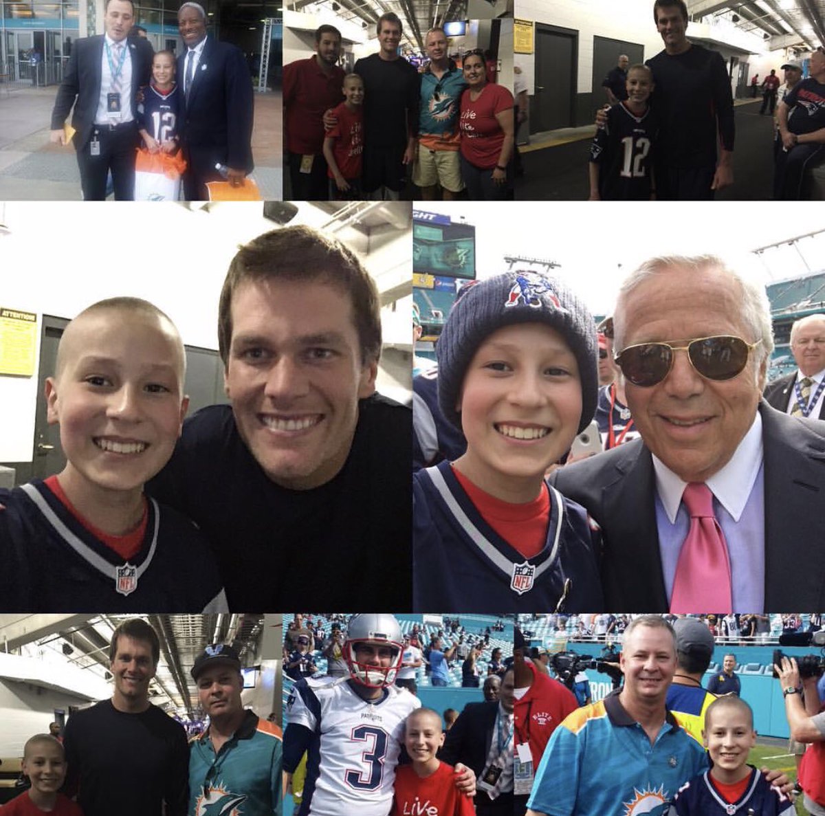 Yesterday we lost a great kid who through his battle with cancer NEVER once lost hope or the will to live. He was a HUGE #Patriots fan and I know he would be smiling down from heaven if the <a href="/Patriots/">New England Patriots</a> took the time to honor him! RT to make one of Ernesto’s biggest dreams come true