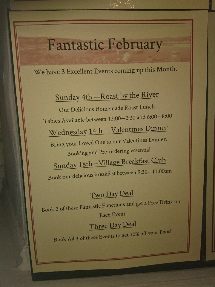 FishermansFowey's tweet photo. So much going on in February. Take advantage of our February Deal by booking a roast, valentines and a breakfast for 10%Off https://t.co/MqDjCKAKxR