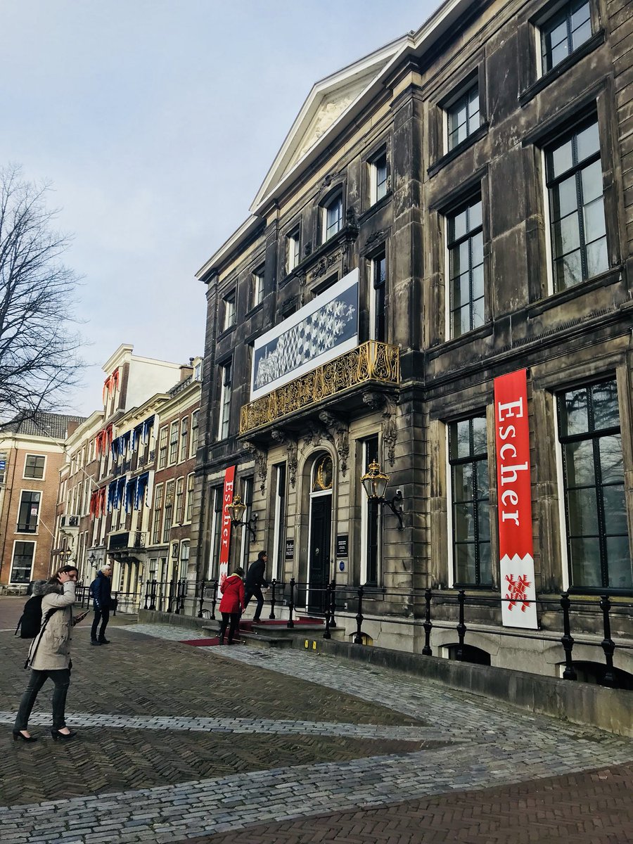 James_Yo_Huang's tweet photo. Another museum we explored (Escher Museum)! Feeling really excited to explore some more history and culture of Den Haag. #ISTmun https://t.co/RpF78yH109