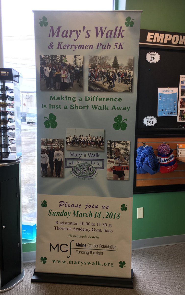 DavidArenstam's tweet photo. Register before Feb. 1 - guaranteed race t-shirt. @Kerrymen5k  @MarysWalk @mainecancer @MaineRunning @MaineTrackClub @ThorntonAcademy https://t.co/DA1Kl3EJwA