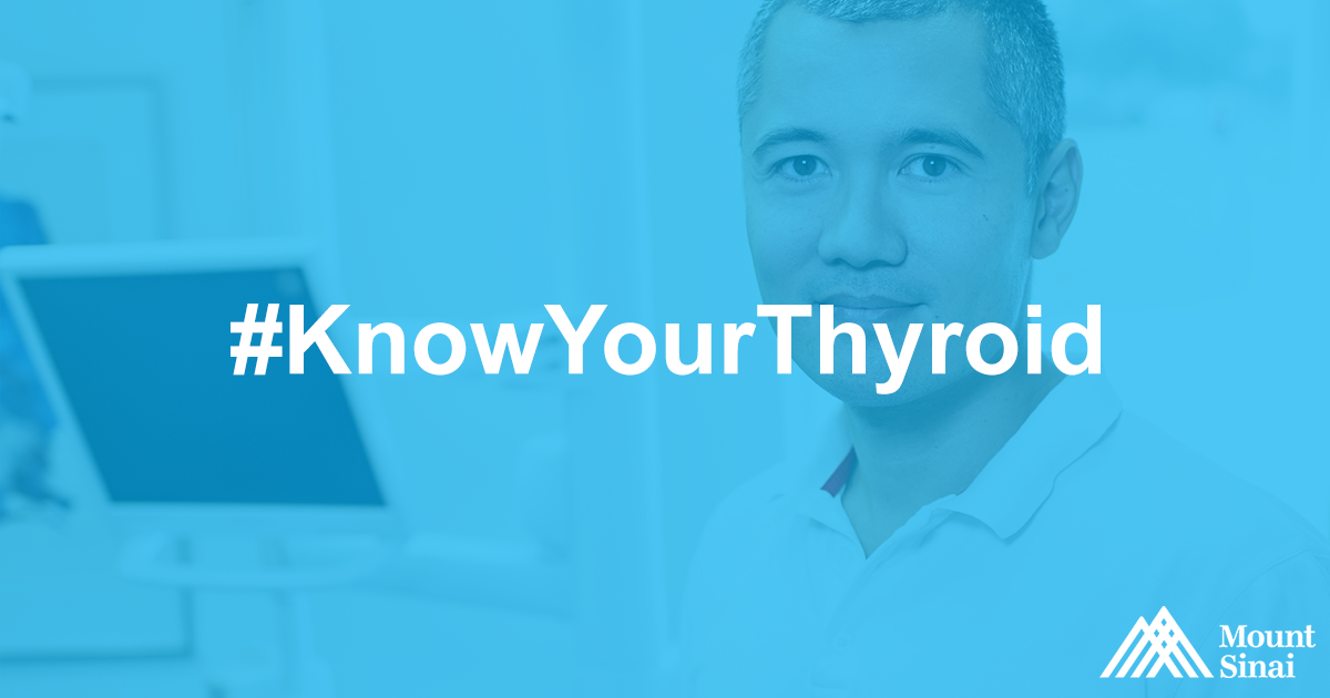 MountSinaiNYC's tweet photo. How well do you #KnowYourThyroid? Take our quiz to find out and enter your chance to win a @fitbit or @Starbucks gift card in honor of #Thyroid Awareness Month: https://t.co/PrW4E3sWru https://t.co/CQ6ik8fEAC