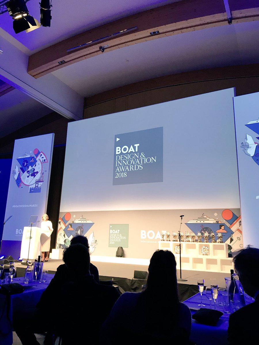 Heesen_Yachts's tweet photo. And here we are! #boatdesignawards #BIDIA #FDHF @oossanen @OmegaArchitects @New_Yachts https://t.co/gSmHZafKfO