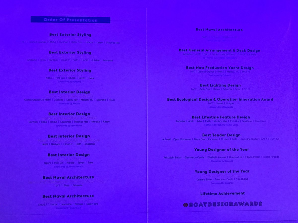 Heesen_Yachts's tweet photo. And here we are! #boatdesignawards #BIDIA #FDHF @oossanen @OmegaArchitects @New_Yachts https://t.co/gSmHZafKfO