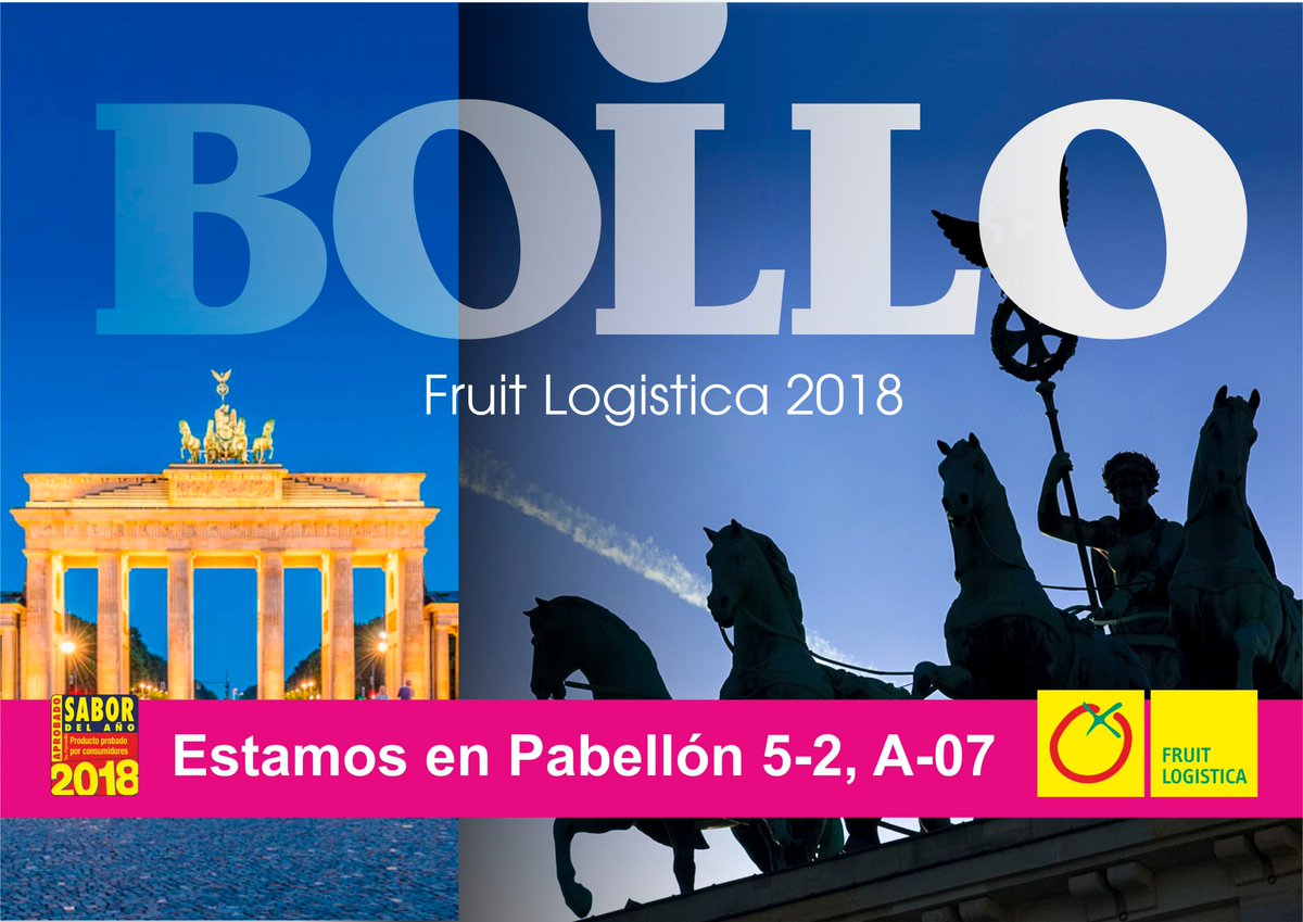 Preparándolo todo para Fruit <a href="/FRUIT_LOGISTICA/">🍉 FRUIT LOGISTICA 🍏</a> 2018 Esperamos verte en nuestro stand en el pabellón 5.2 stand A-07. Justo al entrar desde el pasillo central