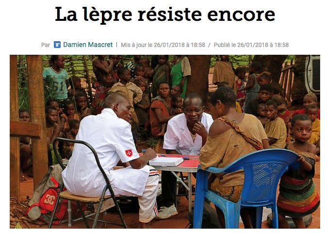 La lèpre, maladie du passé? Pas du tout. 
13.000 nouveaux cas sont détectés chaque année. 
La solidarité est l'affaire de tous: il faut passer au #ZeroSept monsieur le Président @emmanuelmacron sante.lefigaro.fr/article/la-lep…