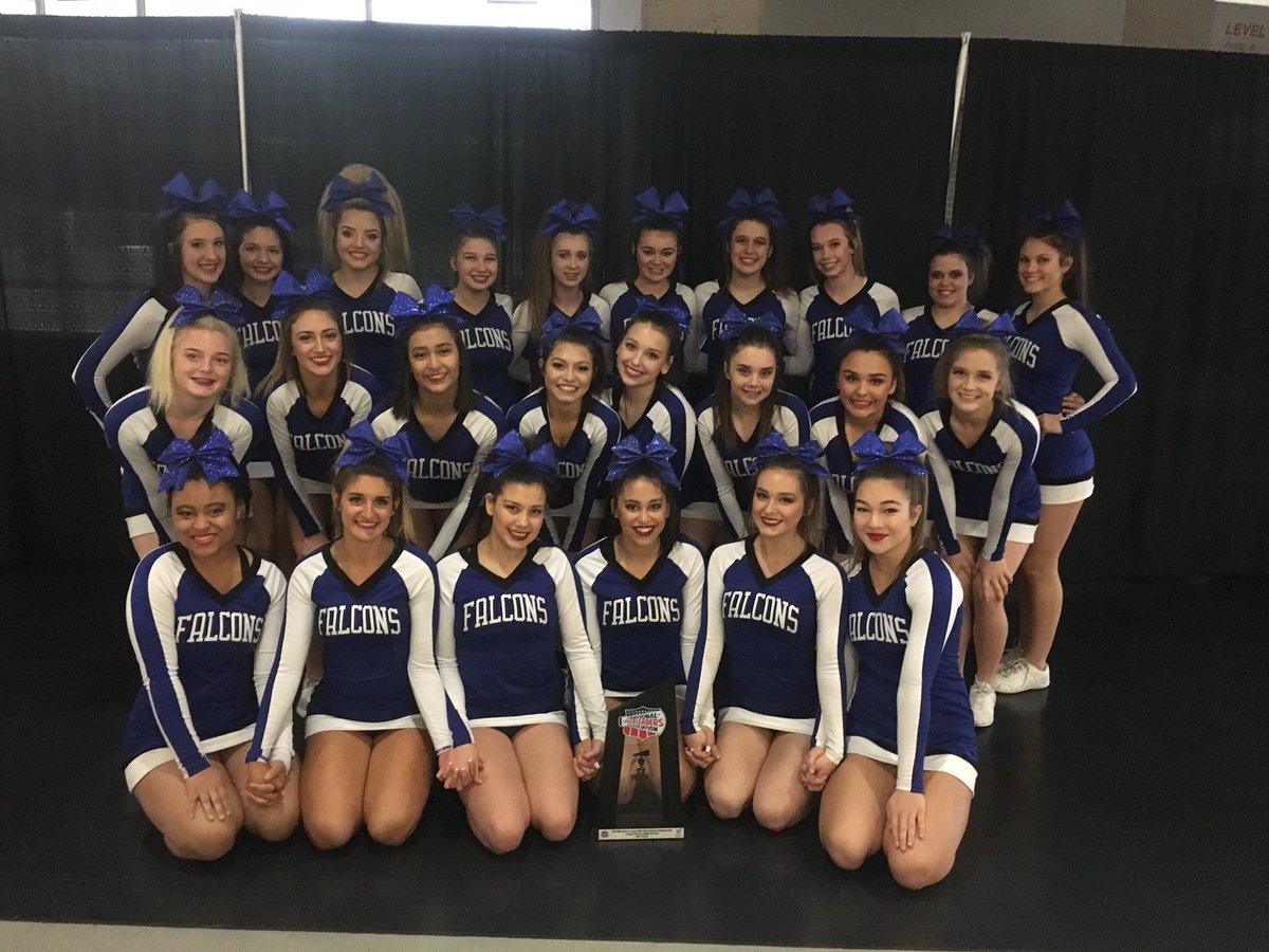 NFcheer's tweet photo. I’m extremely proud of these ladies! They overcame blood, sweat and tears and took home 4th at NCA Nationals today! 💙🐦 https://t.co/fWR68jXSti