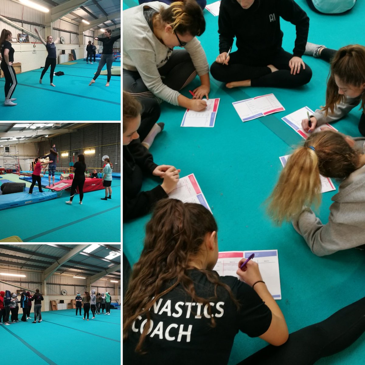 KathrynCope_22's tweet photo. Well done to all the newly qualified @WelshGymnastics Sport Leaders in Gymnastics today #FutureCoaches #GymnasticsForAll https://t.co/wK2rHYWxR9