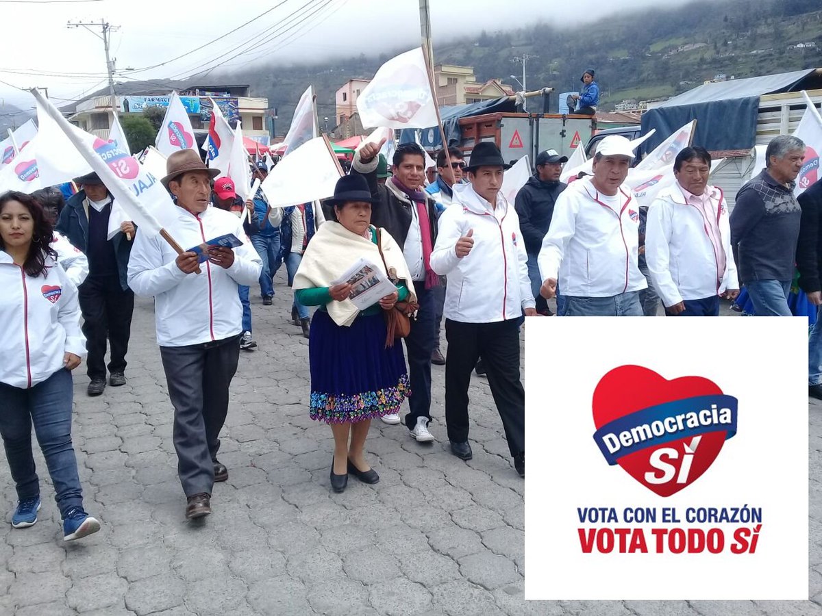 Chimborazo_SI's tweet photo. Todo #Chimborazo #SiconLenin #VotaConElCorazón #DemocraciaSí #Chimborazo en la #ConsultaPopular #VotaTodoSí por un #EcuadorNuevoRumbo total apoyo a @Lenin https://t.co/aW9Z9OAHub