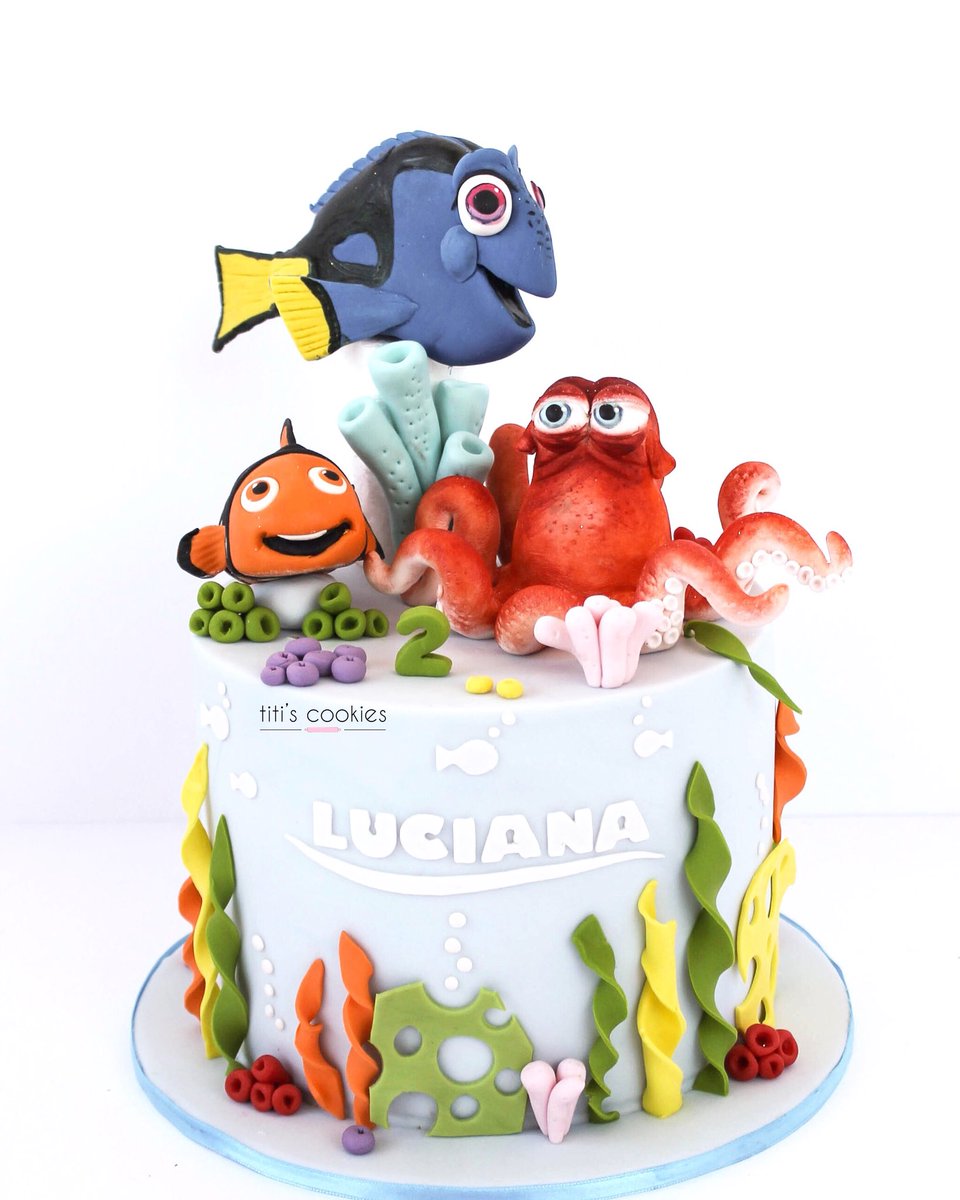 Titiscookies's tweet photo. Tarta viajera destino Barcelona, para Luiciana 2 añitos de #nemo 🐠🐙^^
#titiscookies #cumple #tartas #tartasfondant #cumpleinfantil #tartaspersonalizadas #tartaspersonalizadasmadrid #madrid #dulces #tartanemo #nemocake #chocolate #tartainfantil #findingdorycake #findingnemocake https://t.co/QtpGfYU4BE