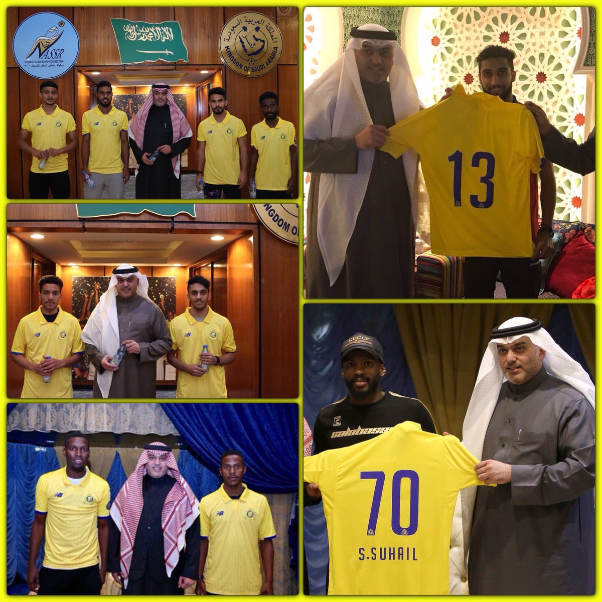 #شكرا_سلمان_المالك 
#شكرا_خالد_بن_فهد 

النصر يتنفس من جديد