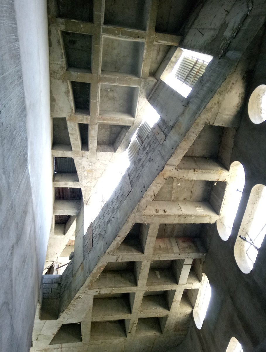 malluiniit's tweet photo. No lifts; these are functioning stairs at iit indore. You don't know when debris can fall on you while walking, or even studying! #saveiitindore 
@HRDMinistry @PrakashJavdekar https://t.co/r7iKvfdeRq