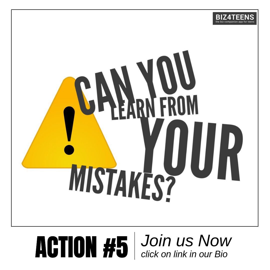 To be an entrepreneur, you need to be able to learn from your mistakes

#entrepreneurmindset #sidehustle #sidebusiness #teenbusinessowner #youngentrepreneur #young #enterprising #entrepreneur #startup #community #beyourownboss #takecontrol #startnow #hardwork #makingmoney
