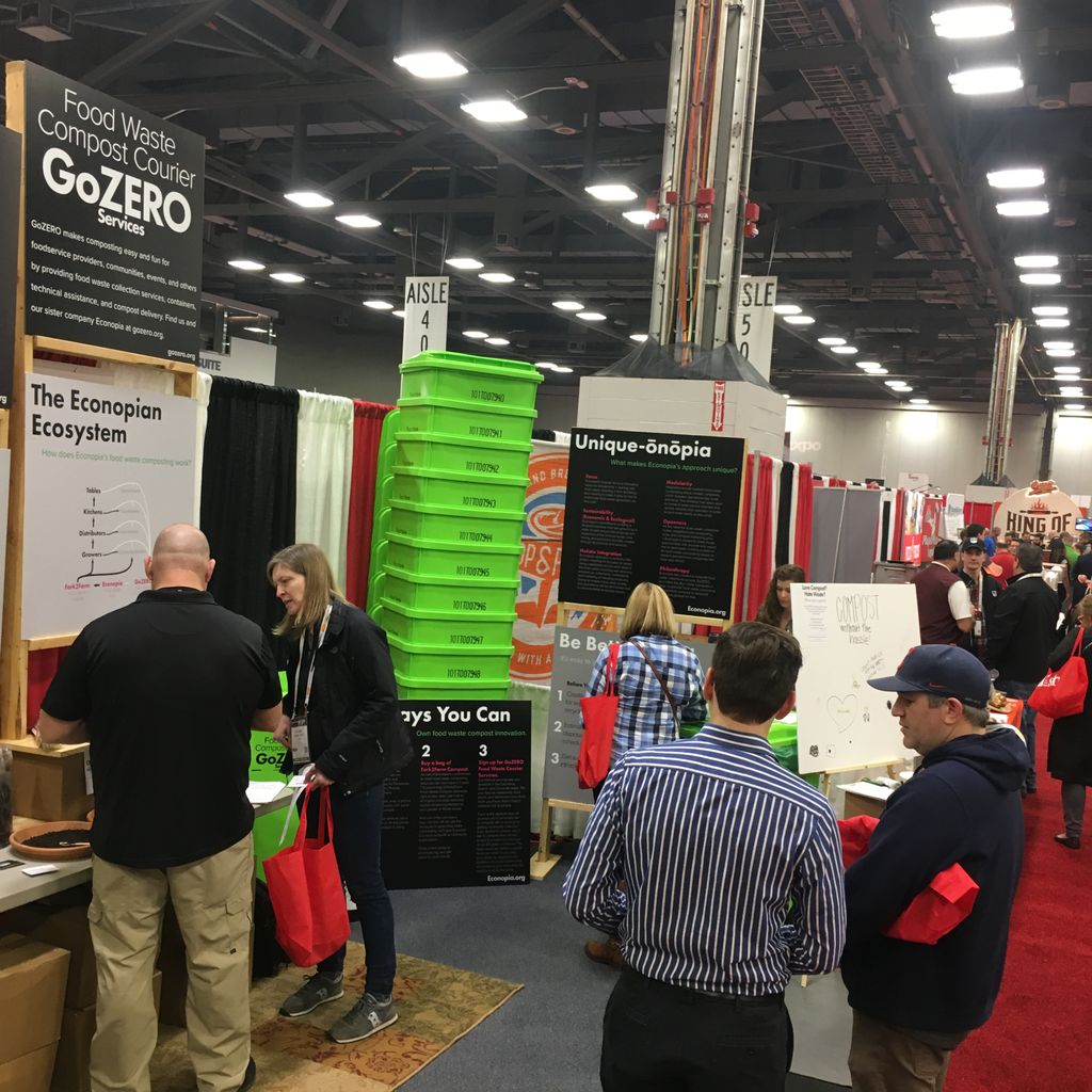 GoZeroServices's tweet photo. Hey #MAREXPO stop by ✋, and let’s talk about how easy it can be to become a #foodwaste #compost hero 🏅🏆 in your community 🌳 and with your customers 🍽♻️🛒💚🍎♻️🌎👍😎💪 https://t.co/V5l0j5FYmZ