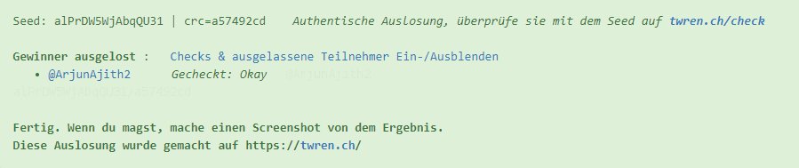 The winner of the M4A1-S | Chantico's Fire | FT (17$) is <a href="/ArjunAjith2/">Arjun Ajith</a>   Congrats! Check your DMs!