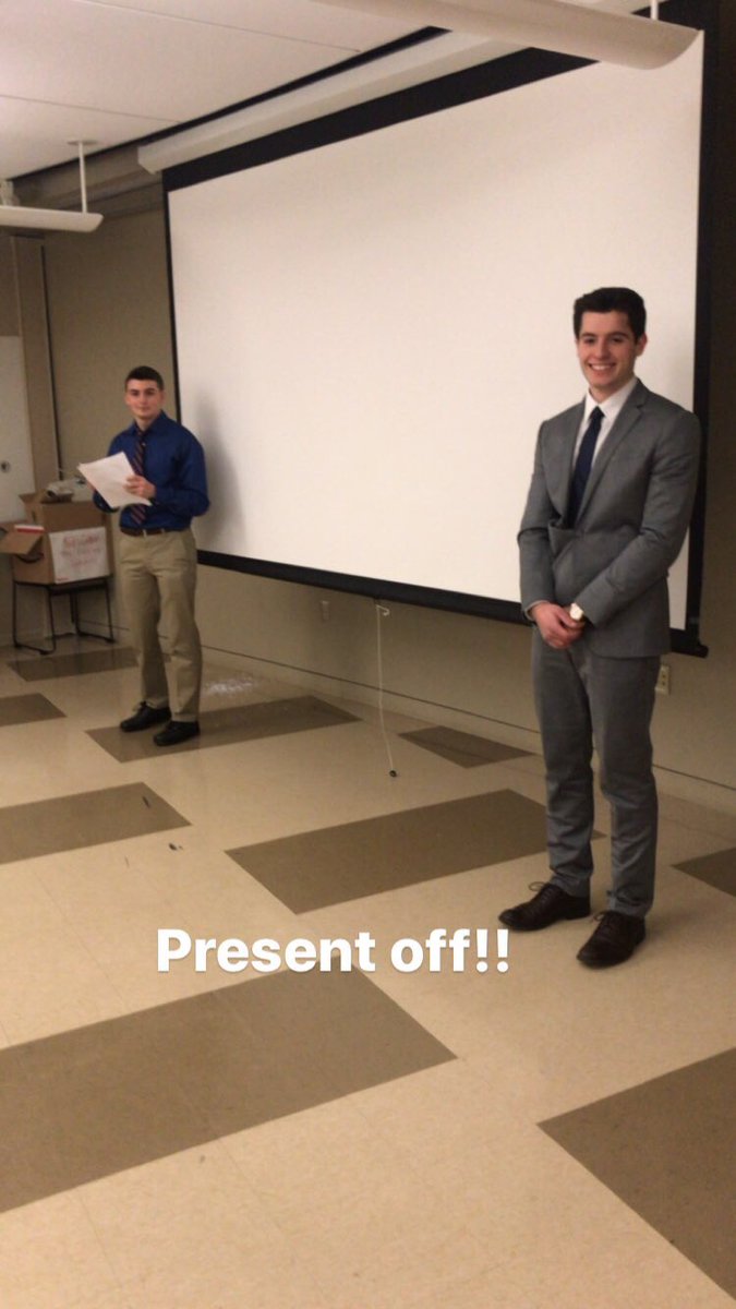 FredoniaENACTUS's tweet photo. Reporting live from our #PresentOff with alumni helping decide who will be on our #PresentationTeam this year for #Competition stay tuned for the members who make it! @Enactus_USA #ChicagoHereWeCome https://t.co/2gfu4bNaE6