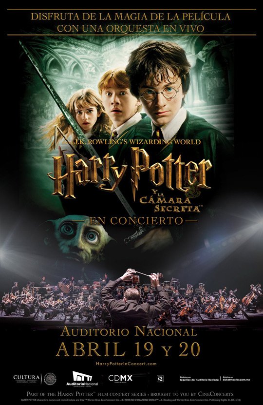 La música de Harry Potter y la Cámara Secreta en el <a href="/AuditorioMx/">Auditorio Nacional</a> bit.ly/2n8GvXs