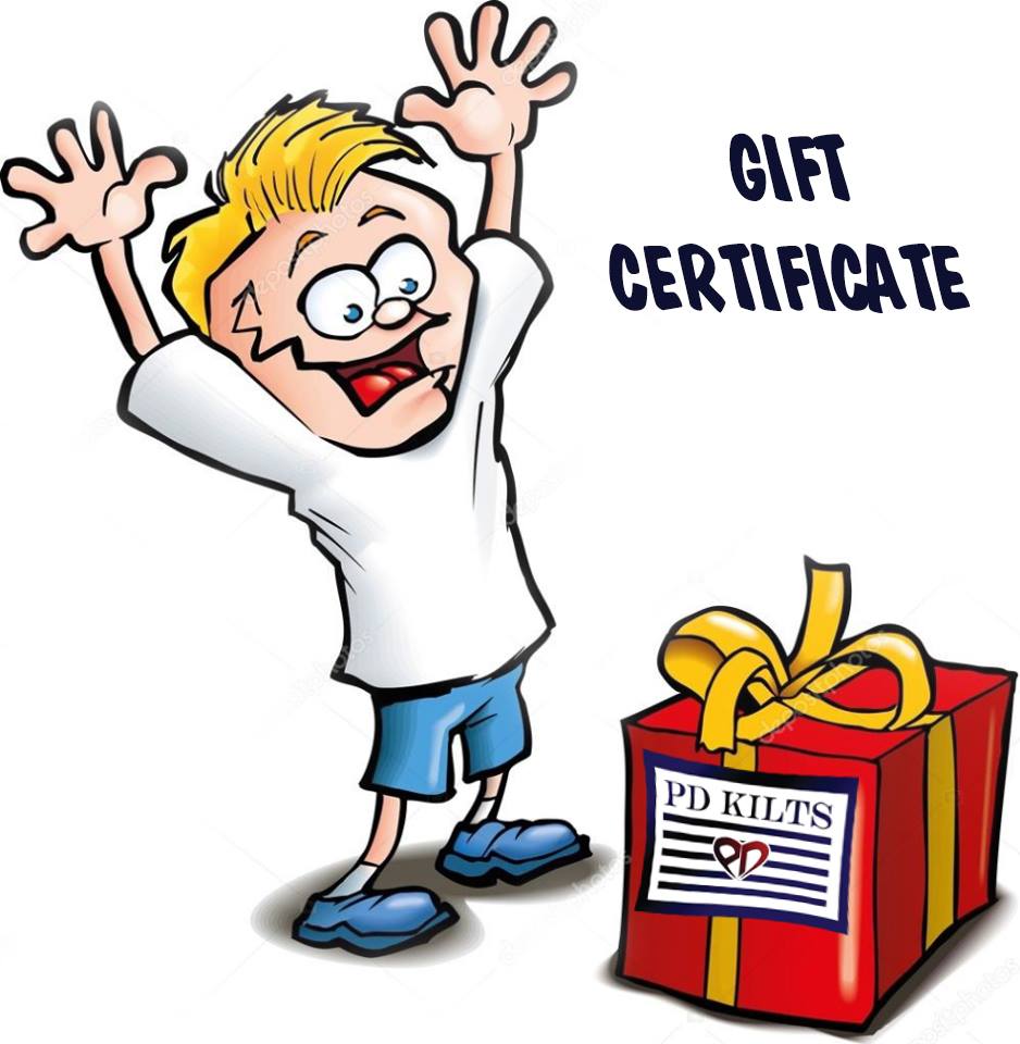 PDKILTS's tweet photo. Shopping for someone else but not sure what to give them? Give them the gift of choice with a PD Kilts gift certificate.
https://t.co/vlsrXvdstt https://t.co/Kr4QJyvR6n