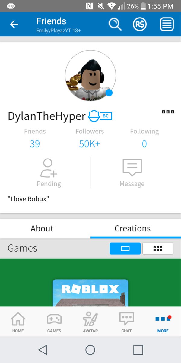 MillerEmily7658's tweet photo. @DylanHyper add Me plz 
-EmilyyPlayzzYT https://t.co/NsANkrhr7C