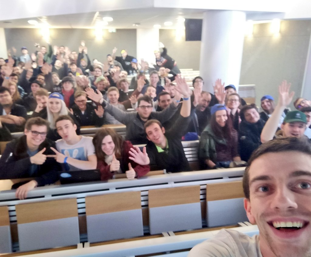 assere_r's tweet photo. Une superbe #GGJ18 s'achève avec vous à @EpitechToulouse. Merci aux participants dont @toulousegamedev et @eartsup. 120 participants, 48 heures, des centaines de crêpes et de cafés plus tard, vous étiez toujours debout. Félicitations ! https://t.co/UCdItjPS0h