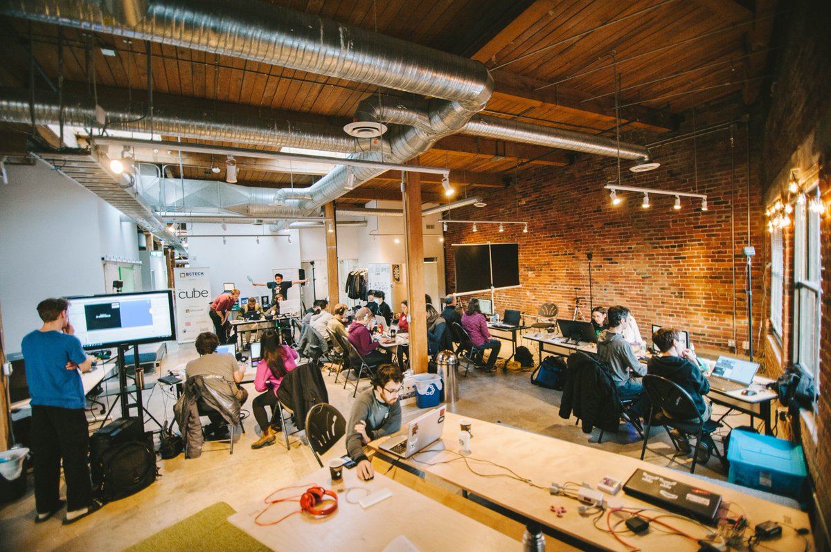 VRVancouver's tweet image. Today is the last day of @globalgamejam!! Our jammers are wrapping up, fixing any bugs they can, and of course, we'll be having a sushi/pizza/demo party to end the weekend with a bang. 💯 #Ayyyy #GGJ18