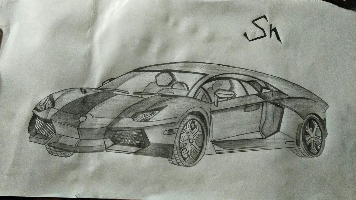 safiahussaini1's tweet photo. When it's boredom😑
 start sketching..... 😍
.
.
.
.
#Lamborghini #aventador #luxurycars #MovieNamesWithPoonamPandey #cars #supercars #supercars #motivation #shedid #lambo #lambogirl #lambolover https://t.co/Uf0HcLUQd2