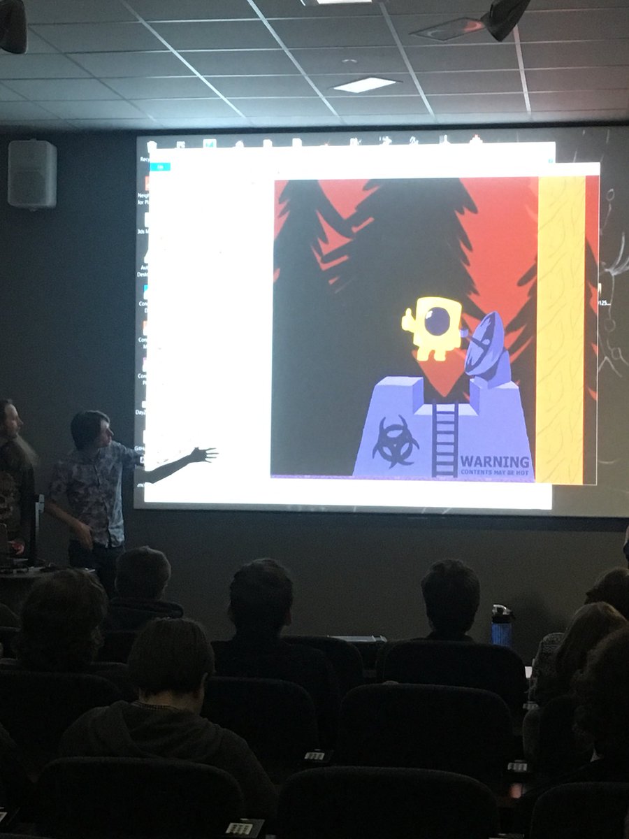 UWEGames's tweet photo. “Hazmat Harry” Meatboy inspired platformer - avoid spikes and pits but still die a lot! #GGJ18 #BristolGGJ @UWEBristol https://t.co/GyNoG0Aqnv