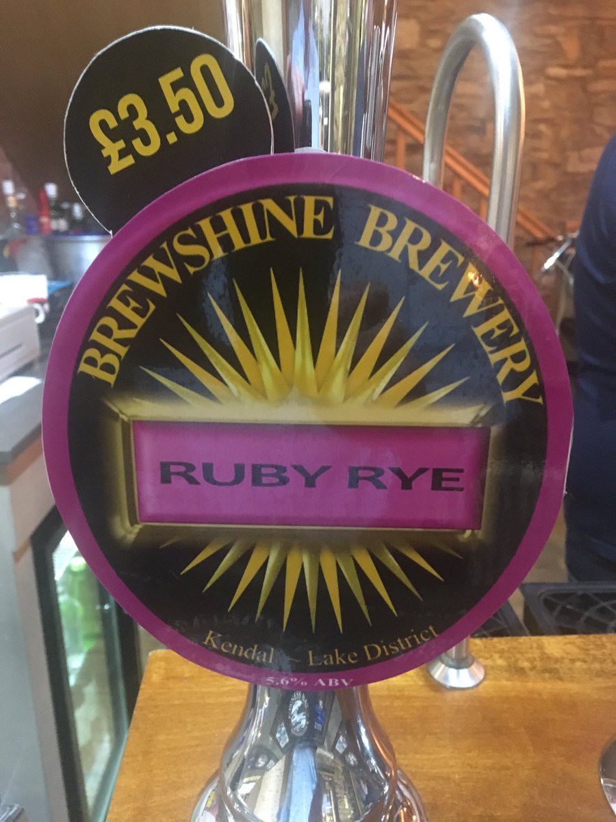 Tryanuary's tweet image. Also available from one of my favourite breweries @brewshine Ruby Rye brewed in a garage small production but quality beers #Tryanuary