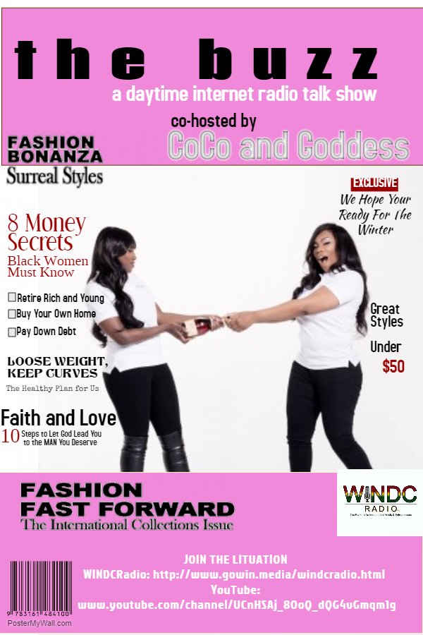 dmvbuzzradio's tweet photo. TUNE IN EACH AND EVERY SATURDAY FROM 2:30-4:30 PM FOR CUTENESS, COCKTAILS, AND CONVERSATION!!!

THE D.M.V. BUZZ RADIO TALK SHOW
BROADCASTED BY WINDC RADIO POWERED BY GOWIN MEDIA

WEB VIEW: https://t.co/qv5ErzAMe1
YOUTUBE:  https://t.co/0m0f1UGupy
FB LIVE: @WINDCRadio https://t.co/QxLTXfVa7b