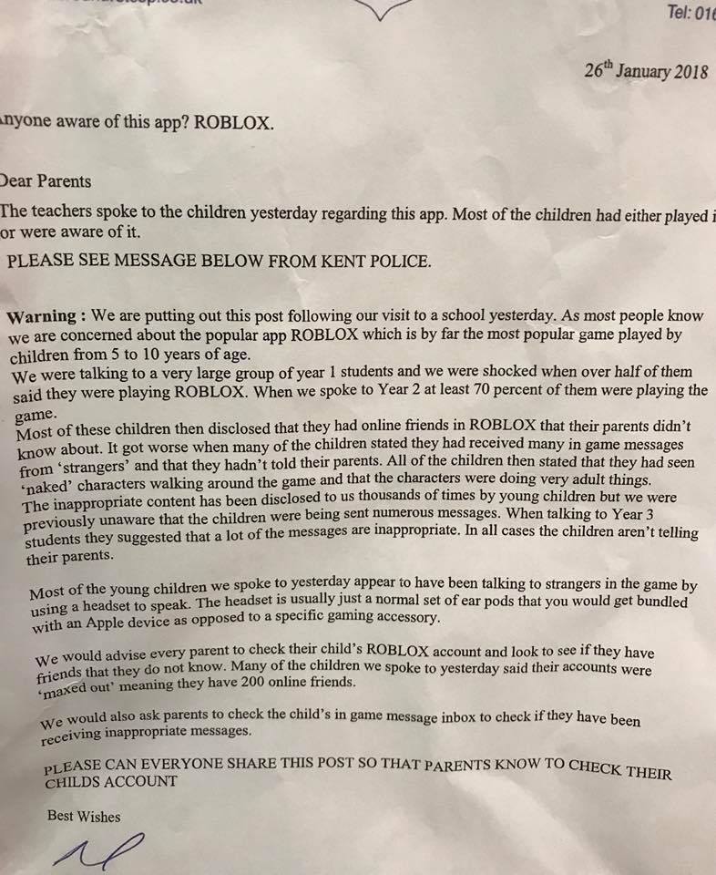 wwdesign85's tweet photo. Watch out #parents , check you childrens #roblox messages https://t.co/wluVtvNR9j