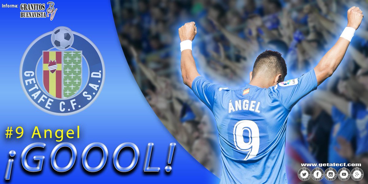 GetafeCF's tweet photo. 90+3' | ¡¡¡¡GOOOOOOOOL del @GetafeCF!!!!, marca Ángel el empate. @sevillafc 1-1 @GetafeCF #VamosGeta #SevillaGetafe https://t.co/UadIGmtDI4