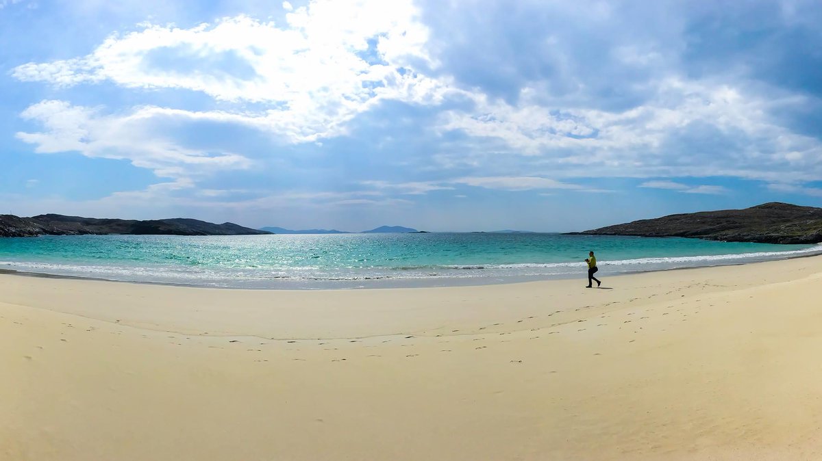 VisitScotland's tweet photo. Is anyone planning a summer holiday in #Scotland this year? 🙋 #ScotSpirit 📍Hushinish #Beach, @OuterHebs 📷 FB/Ernie Wolf https://t.co/hAfRSD0oai