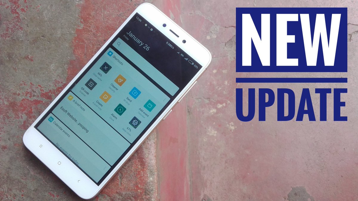 temputers's tweet photo. MIUI 9.2.3.0 FOR REDMI 4X 

🤗🤗 WATCH THIS https://t.co/vt5Pv5XGJA https://t.co/GkYjrF5mRZ