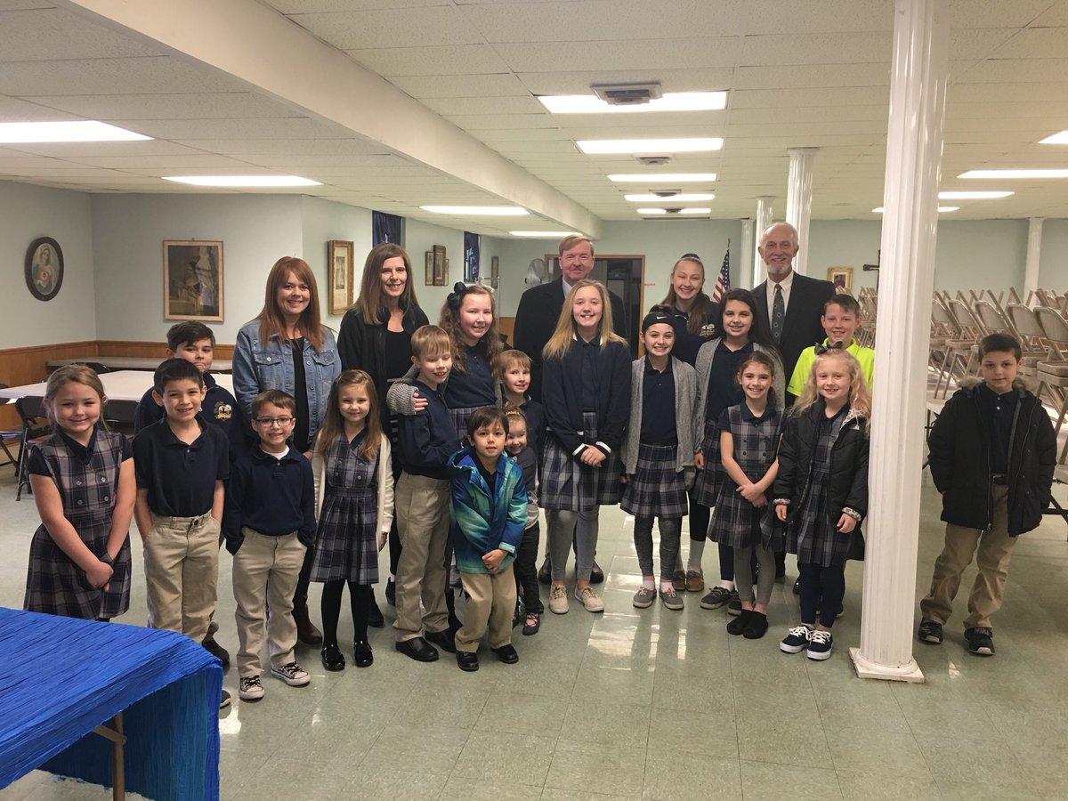 StJamesSchool2's tweet photo. Is official, we’ve kicked off Catholic Schools week by celebrating our parish this morn.Thank you for your continued support of our school. https://t.co/cjbaNOF2N2