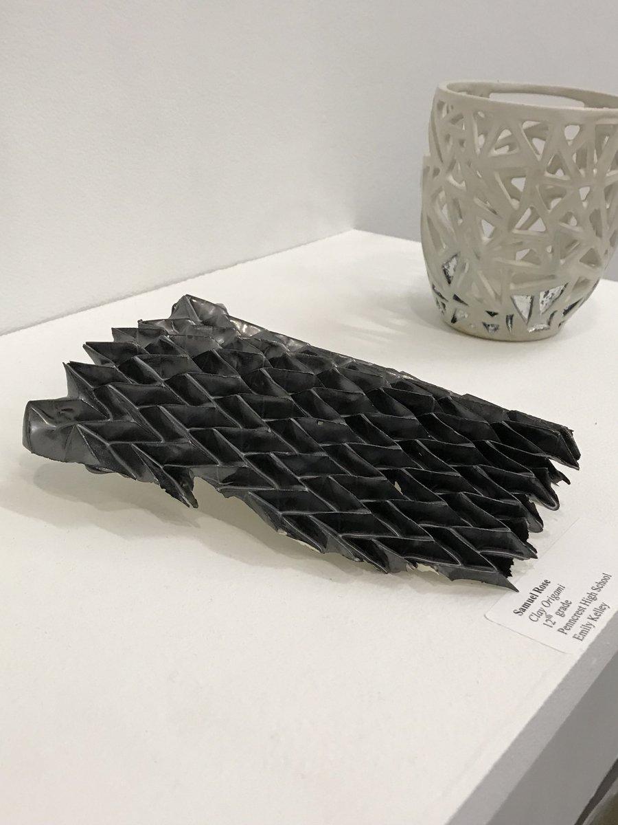 KilninIt's tweet photo. Student work on display at Tyler School of Art. Excellent work Sam, Holly and Mikey- #proudartteacher #penncrestpride https://t.co/URFk1a9fZ8