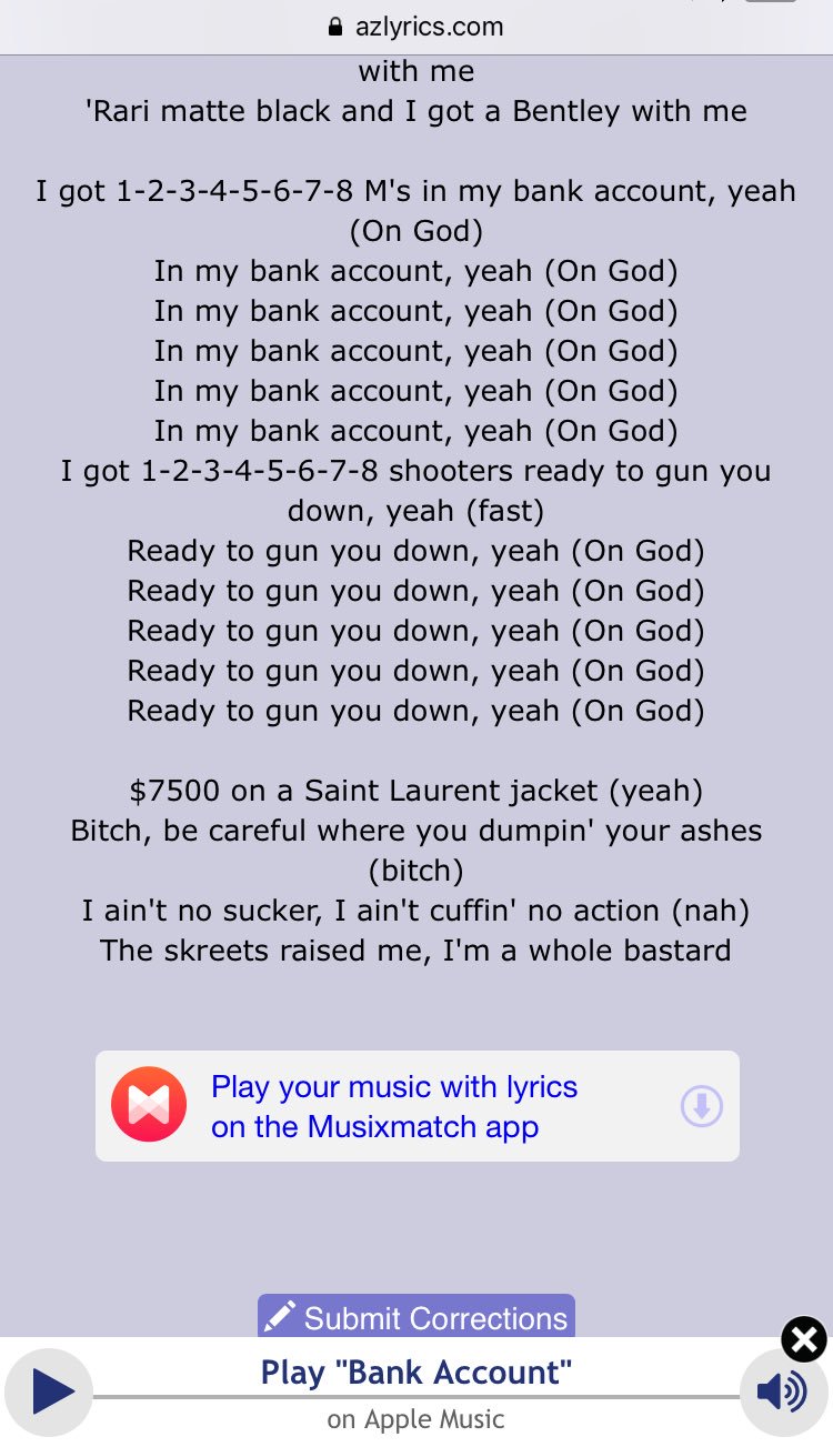 Jerry Dunleavy On Twitter Ã Cc Tomilahren 21 Savage Bank Account Https T Co M0dsrqraha