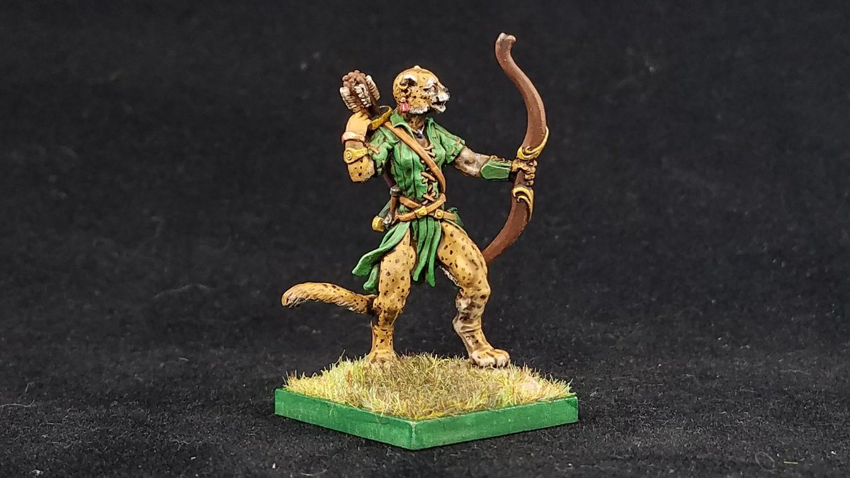 My Character Minis в Твиттере: Female #Tabaxi #Ranger @reapermini