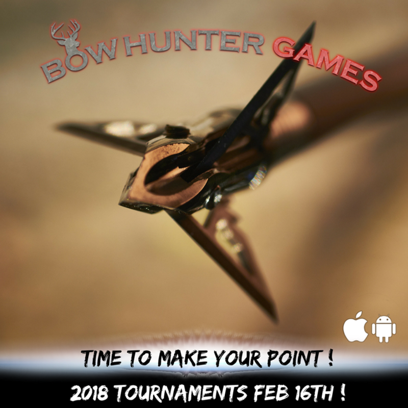 BowHunterGame's tweet photo. Play #BowHunter2017 cash tournament! Held Feb 16th - 18th! Amazing #hunting grounds, #Tournament with prizes, and tons of upgrades! #Android #IOS #app #games #deerhunting #freetoplay #archery #archerylife #bowfight https://t.co/PNXXLb4uc4 https://t.co/qNbO2C4OtI