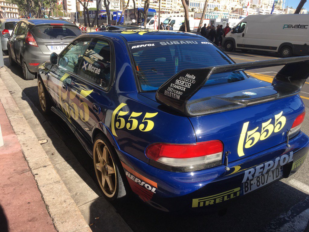 davidevansrally's tweet photo. Spotted on the start-finish straight in Monaco today. #ForeverCoco https://t.co/RSp22gIZpF