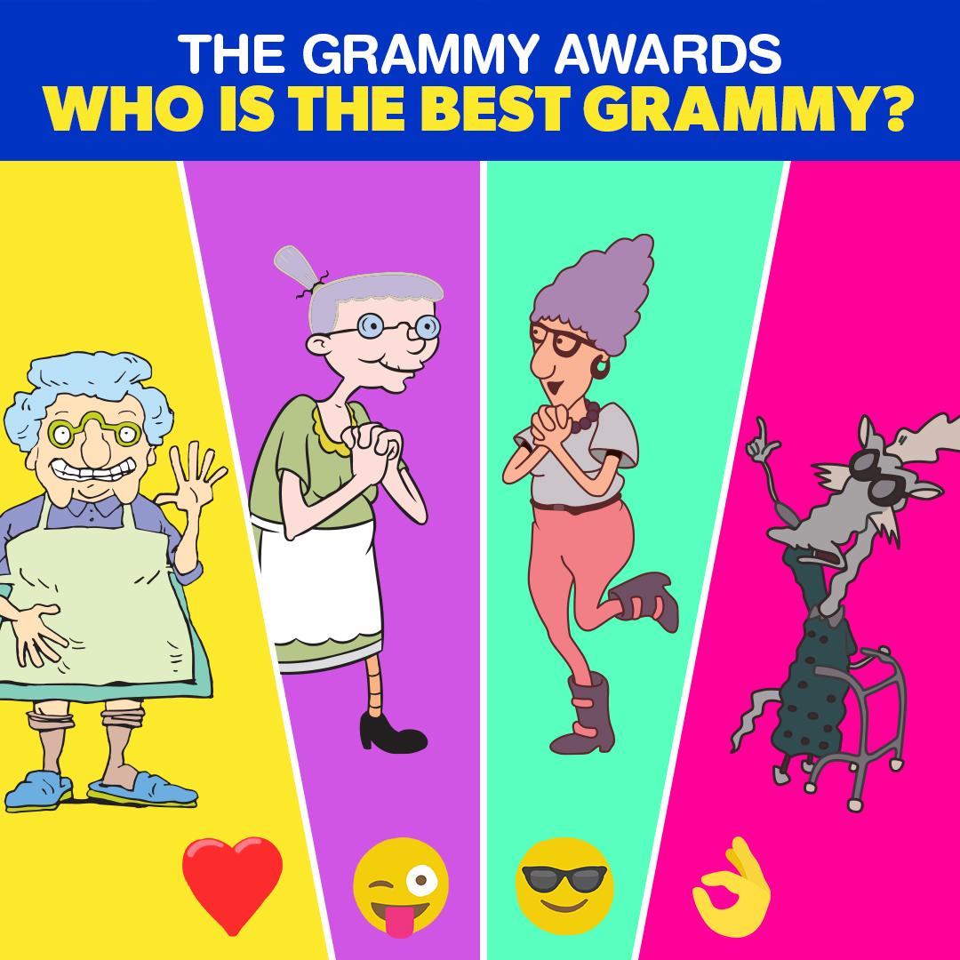 NickRewind's tweet photo. All of these Grammys are award worthy 🏆👵🏻 Which one is your favorite? https://t.co/AnXvb5HEE4