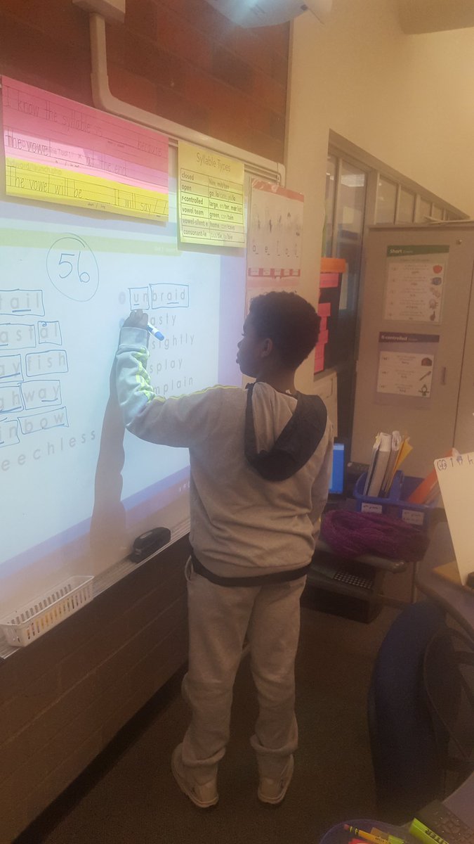AmandaDavidson5's tweet photo. @AnneBowling - This is Justin's jam. He loves getting up in front of the group to share his thinking and lead three group activity. Shout out to him for being super engaged! #HuskyLearning @Wash_HuskiesVPS https://t.co/GEvrYRport